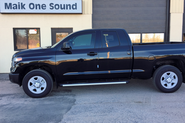Toyota 2019 Tundra with professional window tint in North Bay